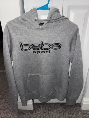 Women’s bebe Sport Gray Logo Hoodie